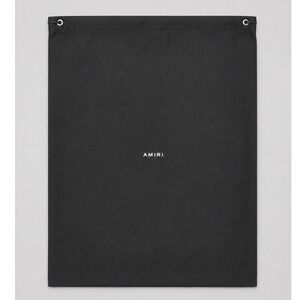 Amiri Black Cotton Drawstring Dust Bag Designer Shoe Accessory 14x18.5